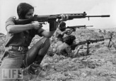 Lebanese Christian women training during the civil war, 1976.