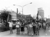 Matzpen’s block in the May 1st demonstration, Tel Aviv 1979